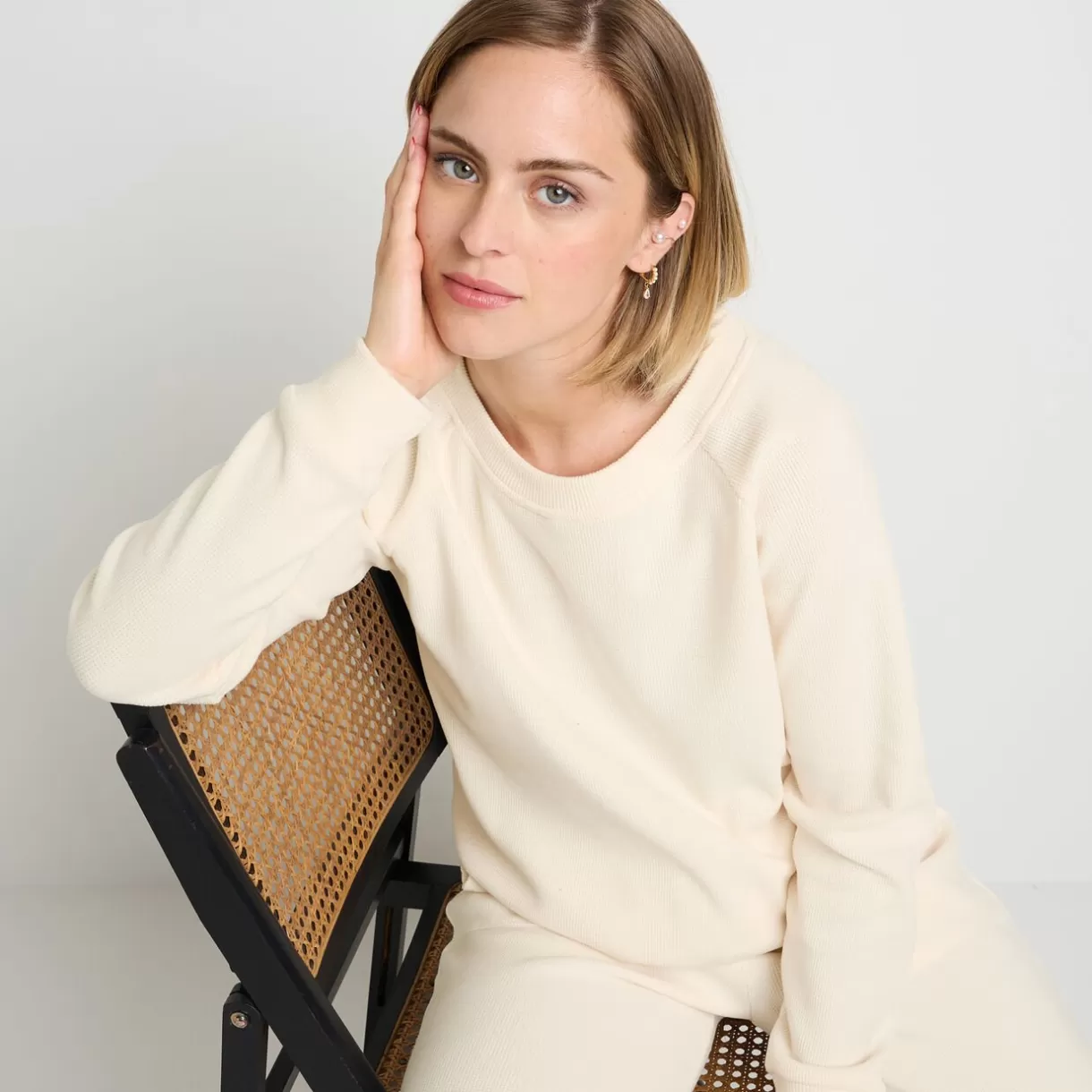 Haut De Pyjama | Pyjama<FAIENCE Tee-shirt manches longues ECRU
