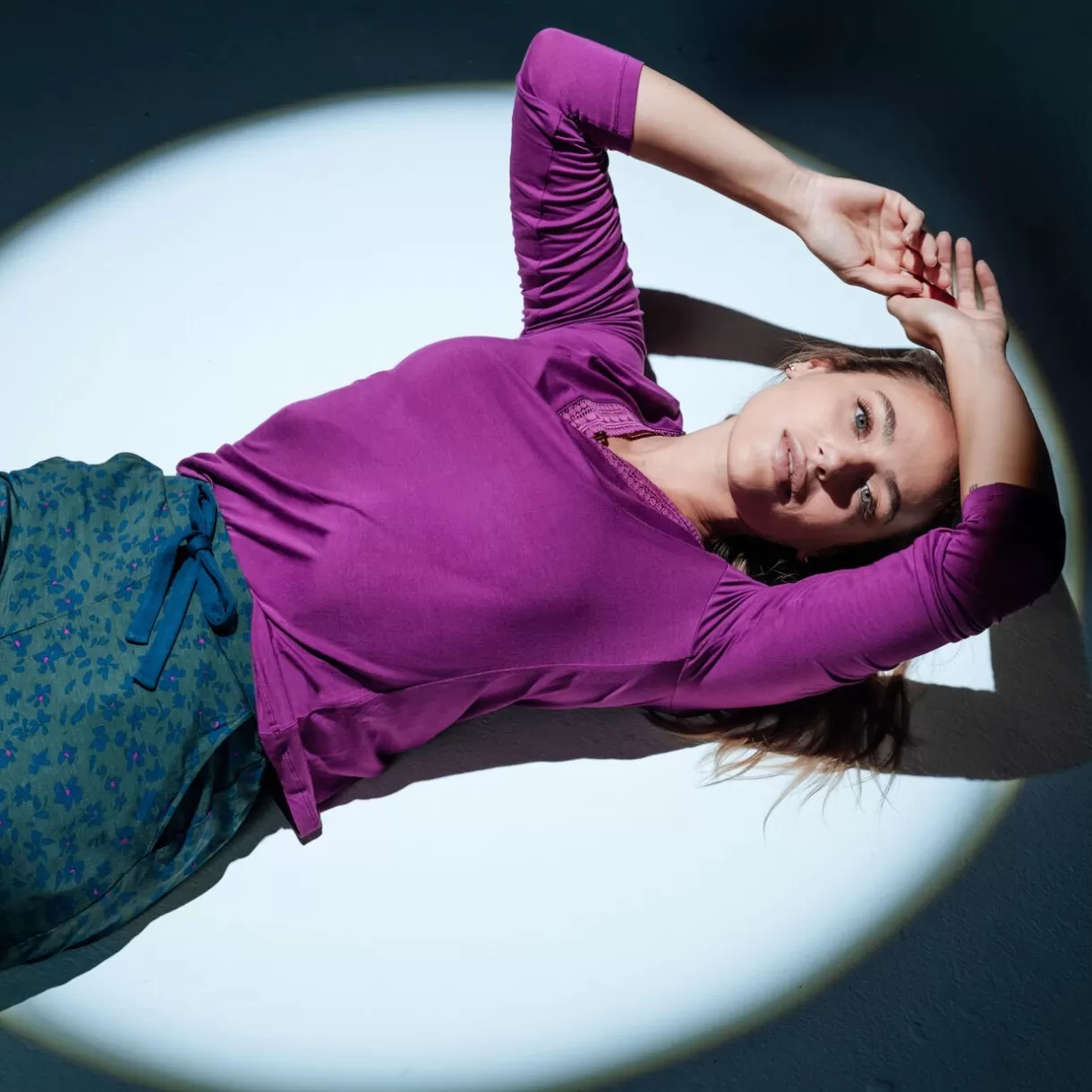 Haut De Pyjama | Pyjama<CAMILLE Tee-shirt manches longues VIOLET