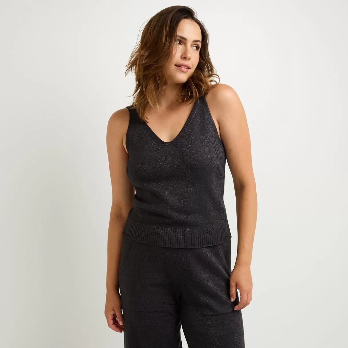 Haut De Pyjama | Pyjama<FANTASTIQUE TOP ANTHRACITE