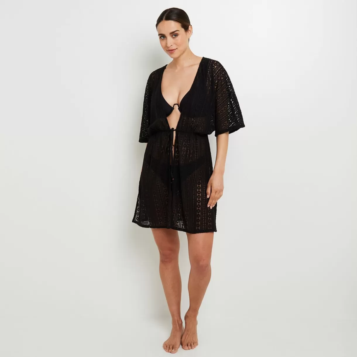 Tenue De Plage Et Accessoires<MARGAUX Tunique de bain NOIR